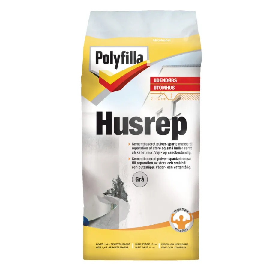 Polyfilla Spartelmasse*husrep udendørs 2,5 kg
