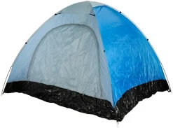 Sunlife® Sæsonafslutning|Telte & Campingmøbler*Pop-up telt 4-personers Nice - Blå dug/sort bund