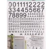 Postkasser|Husnumre & -Bogstaver*Postkassestickers med tal, bogstaver og figurer sort