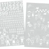 Postkasser|Husnumre & -Bogstaver*Postkassestickers med tal, bogstaver og figurer hvid