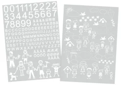 Postkasser|Husnumre & -Bogstaver*Postkassestickers med tal, bogstaver og figurer hvid