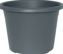 Krukker*Potte Cylindro plast Ø25 cm Grå