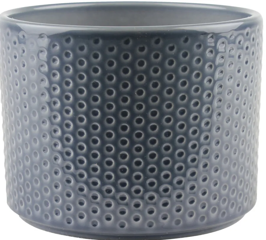Scan-Pot Krukker*Potteskjuler Pillar Spots blågrå Ø17 cm