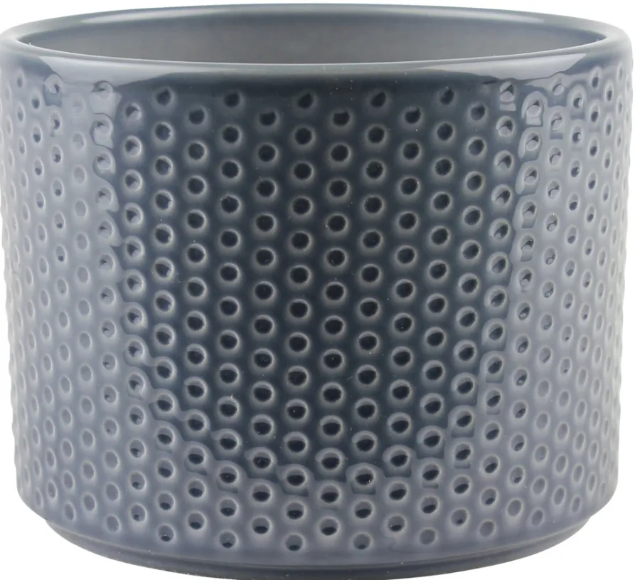 Scan-Pot Krukker*Potteskjuler Pillar Spots blågrå Ø14 cm