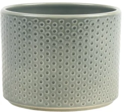 Scan-Pot Krukker*Potteskjuler Pillar Spots grågrøn Ø11,5 cm