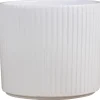 Scan-Pot Krukker*Potteskjuler Pillar Stripes hvid Ø17 cm