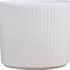 Scan-Pot Krukker*Potteskjuler Pillar Stripes hvid Ø21 cm