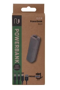 PhoneFood Kabler & Adaptere*Power Bank
