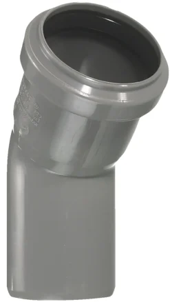 Afløbsrør*PP bøjning grå 40 mm x 45 gr.