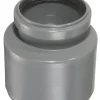 Afløbsrør*PP reduktion lav grå 110 mm x 75 mm