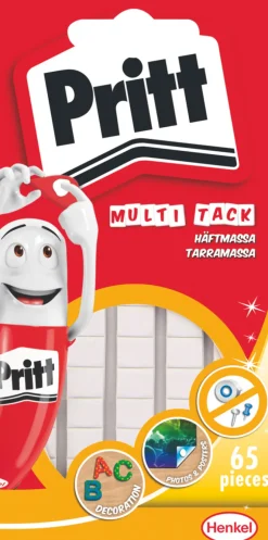 Pritt Klæbesøm*Multi Tack klæbemasse 65 ruder