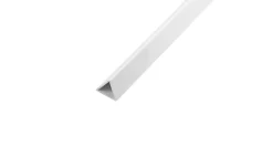 Profillister*Profilliste ombuk trekantet hvid pvc 1000 mm