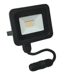 Arbejdslamper*Projektør inkl. 10 W LED-pære sort