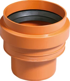 Kloakrør*PVC kloakreduktion 110 x 138 mm rød