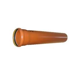 Kloakrør*PVC kloakrør 110 mm x 1000 mm rød