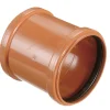 Kloakrør*PVC kloakskydemuffe 110 mm rød