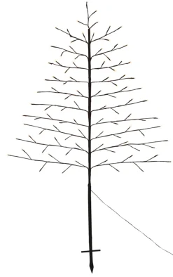 Stemning® Juledekoration*Pyntetræ Basis 96 LED H150 cm