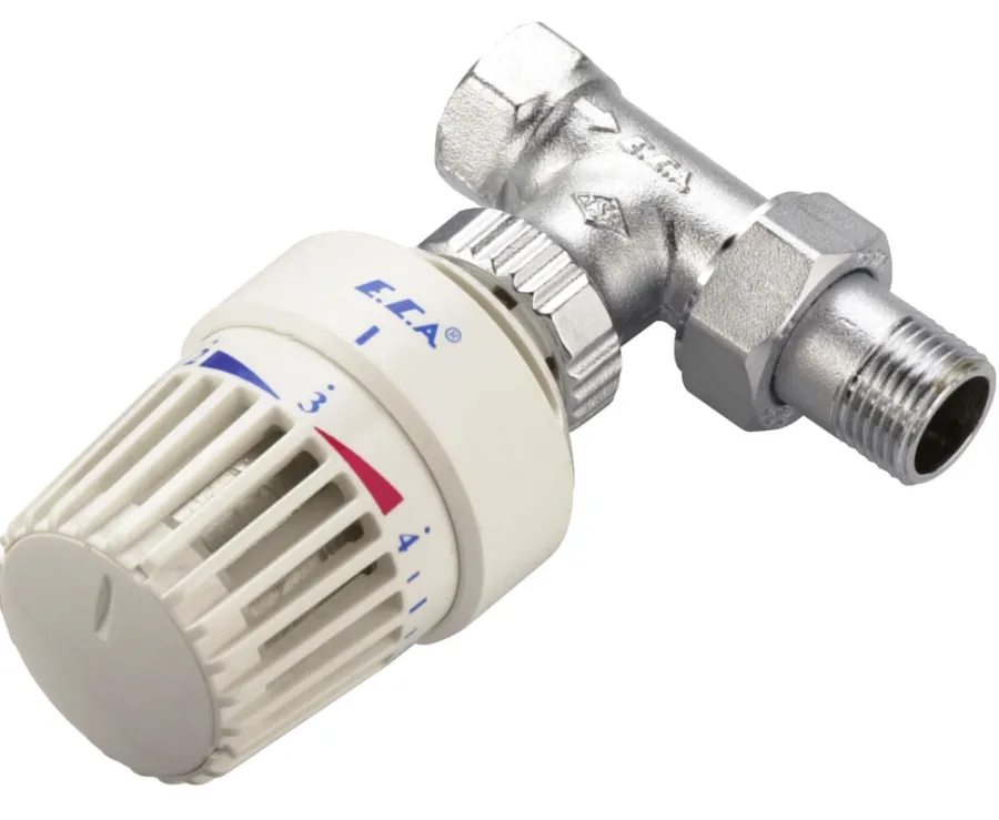 Radiatortilbehør*Radiatortermostat sæt - ligeløb 1/2"