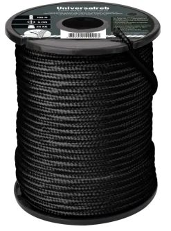 Reb & Snor*Reb universal Ø5 mm x 100 meter Sort