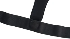 BikeZone® Sikkerhedsudstyr|Cykeltilbehør*Refleksvest med LED sort/grå - Sort med grå refleksstriber