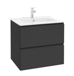 Milobad Badeværelsesmøbler*Reno underskab m/vask 60 cm antracitgrå