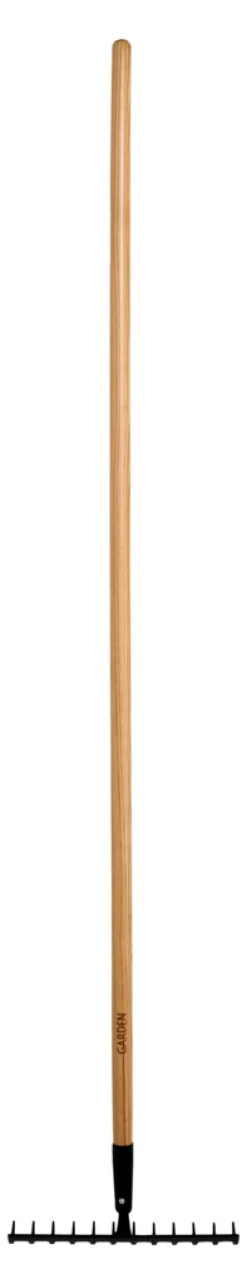 Garden® River & Jern*Rive m/12 tænder asketræ 160 cm -