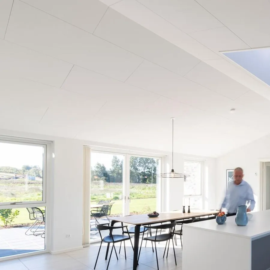 Rockfon Akustikpaneler & Tilbehør|Loftbeklædning*Blanka B loftplade hvid 600 x 600 mm - 10-pk.