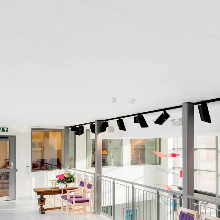 Rockfon Akustikpaneler & Tilbehør|Loftbeklædning*Sonar B loftplade hvid 600 x 600 mm - 10-pk.