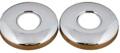 Vvs-Artikler*Roset til brusearmatur 3/4" x H13 mm krom - 2 stk.