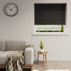 Rullegardiner*Rullegardin lysdæmpende 140 x 210 cm Sort