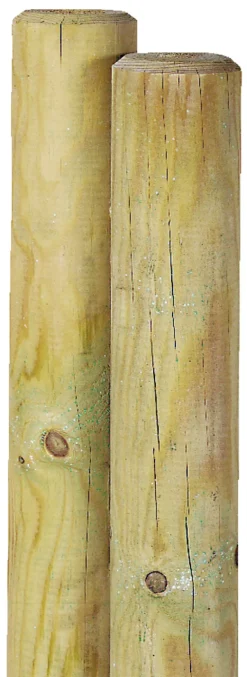 Stolper & Pæle*Rund pæl imprægneret Ø100 mm x 300 cm