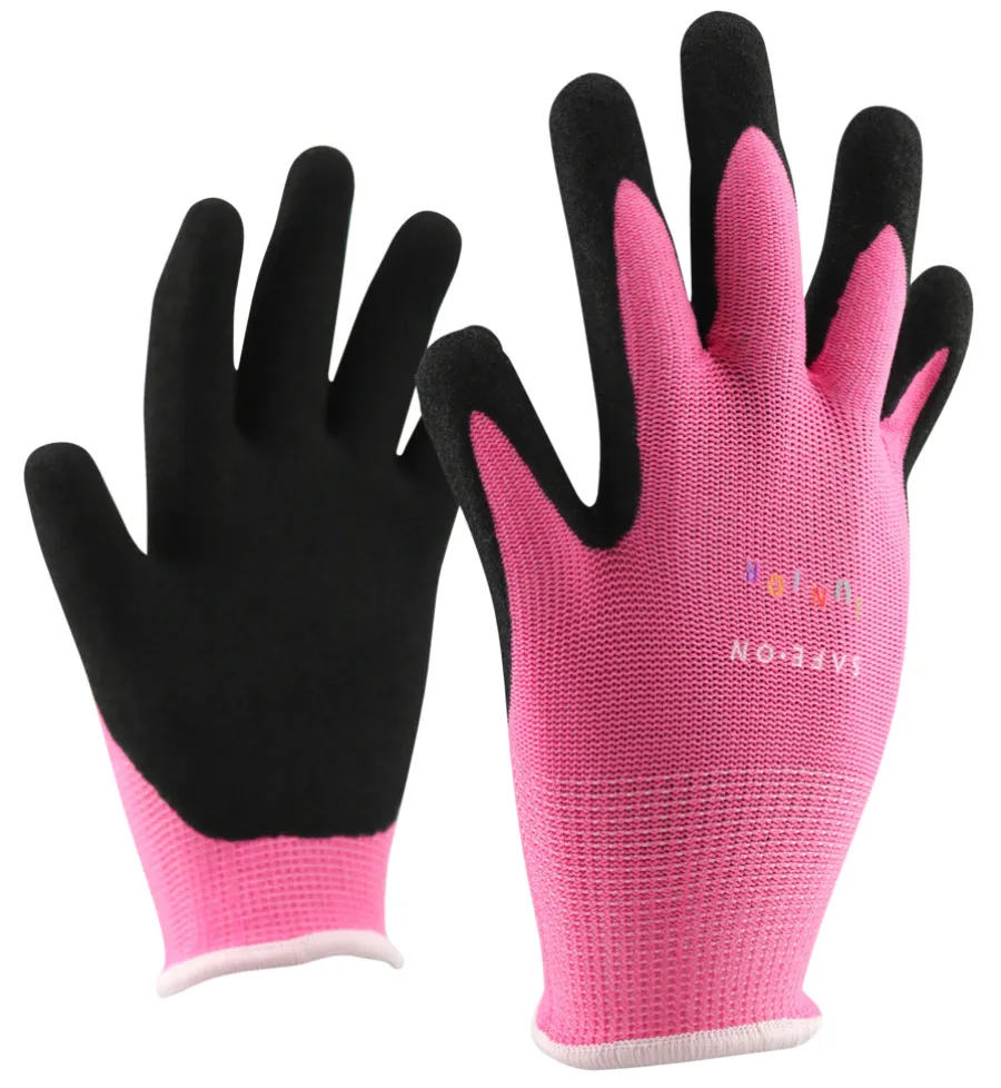 Safe-On Arbejdshandsker*Junior handsker 4-6 år Pink