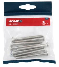 HOME it Skruer*Samleskruer M6 x 65 mm 8 stk.