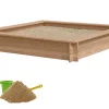 Nordic Play Sandkasser & Legehuse*Sandkasse m/sand lærk 150 x 150 cm -