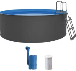 Swim & Fun Pools*Santorini stålpool Ø350 cm -