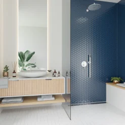 SCG Fliser & Klinker*Mosaik fliser blå 10 net (0,9 m²) Blå med glaseret finish