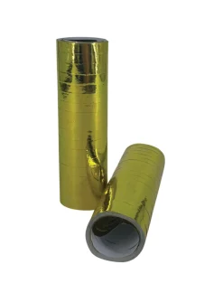 Pynt & Festudstyr*Serpentiner guld 2 ruller