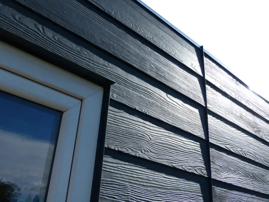 Fibercement*Sideinddækning til facadebeklædning
