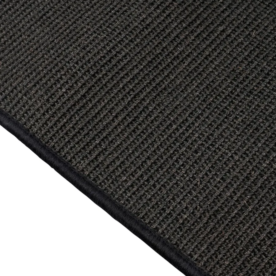 Boligindretning*Sisal tæppe 70 x 140 cm Antracit