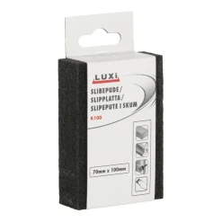 LUXI® Sandpapir*Slibepude korn 100 - 70 x 100 mm -
