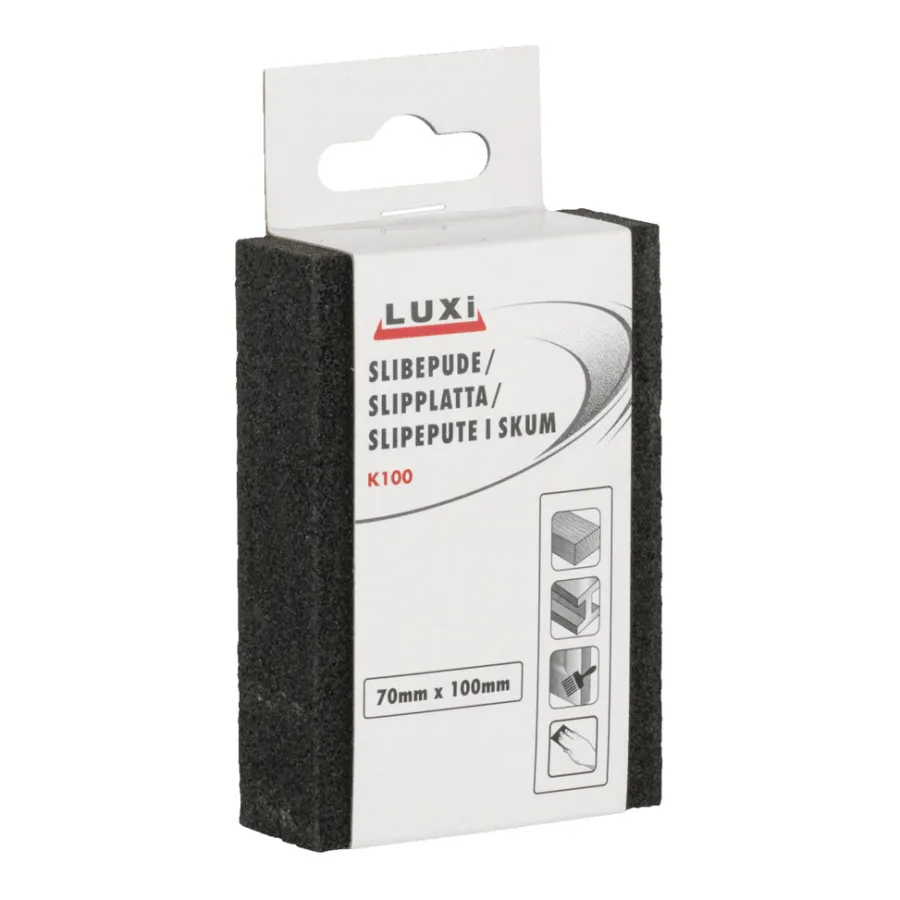 LUXI® Sandpapir*Slibepude korn 100 - 70 x 100 mm -