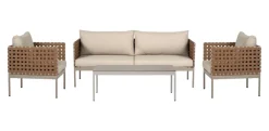 Envy Loungemøbler*Sofasæt m/hynder 4 dele natur -