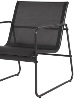 Envy Loungemøbler*Sofasæt stål 4 dele - Sort