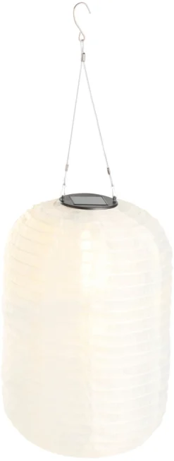 Garden® Sæsonafslutning|Solcellelamper*Solarlanterne aflang Ø24 x H38 cm -
