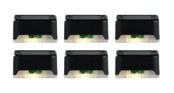 Garden® Sæsonafslutning|Solcellelamper*Solar trappelampe 8 x 4,2 x 4,5 cm – 6-pk. -