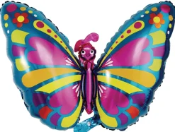 Pynt & Festudstyr*Sommerfugl folieballon 1 stk. B69 x H45 cm