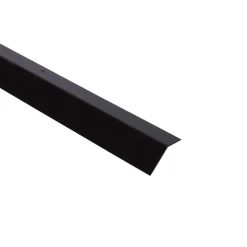 Horton Bedafgrænsning & Minihegn*profil med sneglekant 120 cm Sort