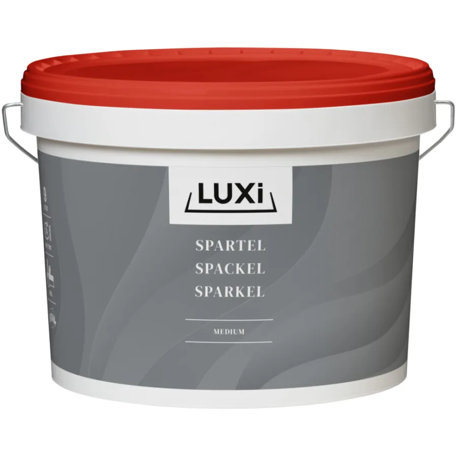 LUXI® Spartelmasse*Spartelmasse medium 10 liter - Grå