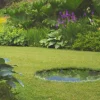 Gardenlife Land Lys & Havedekorationer*Spejlbassin sort rund M Ø57,6 cm
