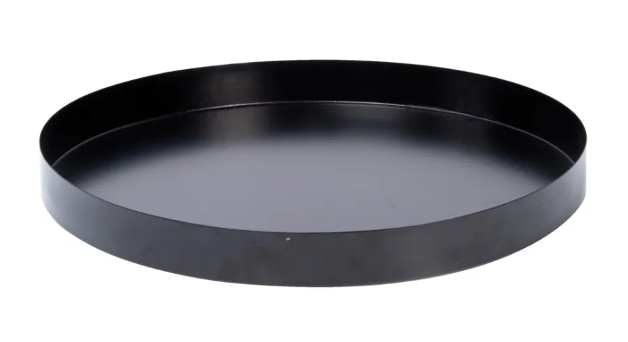 Gardenlife Land Lys & Havedekorationer*Spejlbassin sort rund M Ø57,6 cm